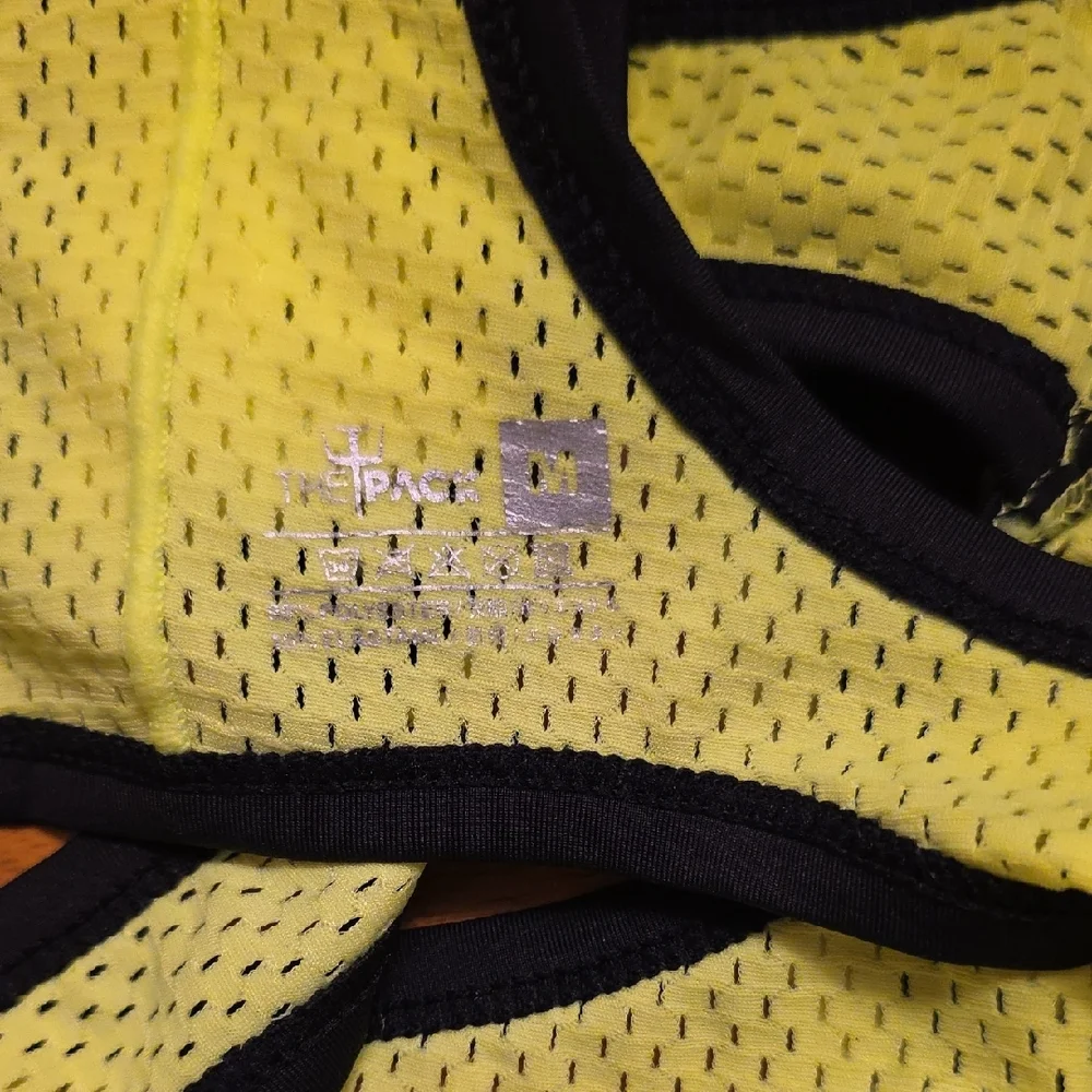 Men's Neon Yellow Cutout Athletic Bodysuit - Unbranded - Picture 7 of 9